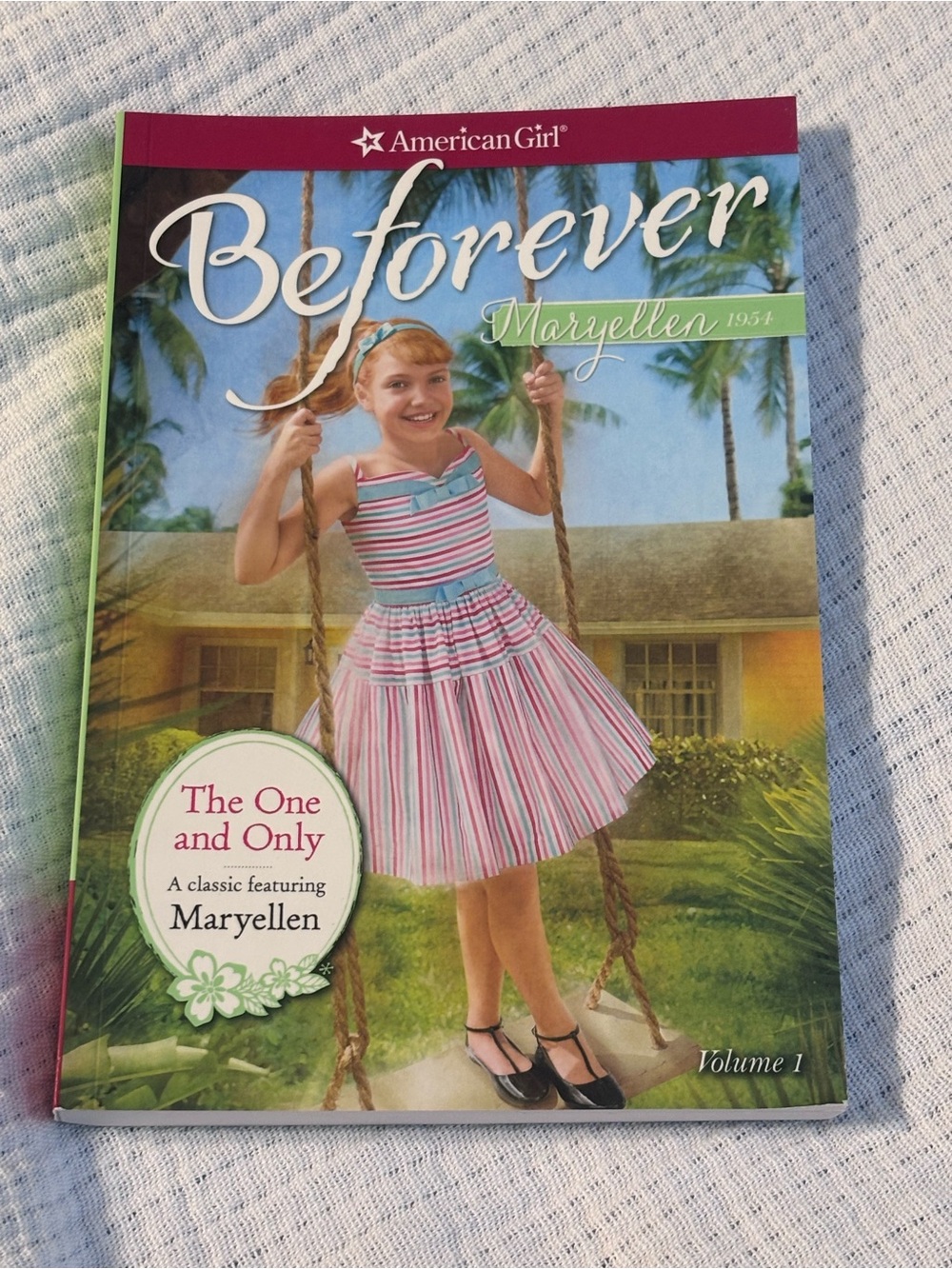 American Girl Maryellen Paperback — Pink & Aqua Accents